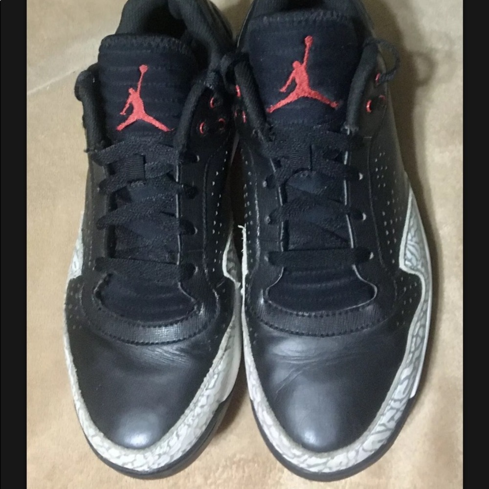 AirJordan After Game II Black/Red/White Mens sz 8